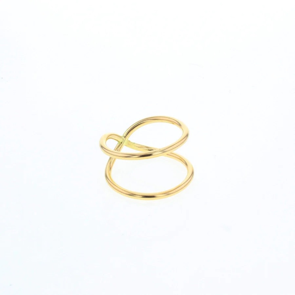🤍 gold nimbus ring